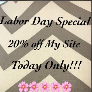 Labor Day Sale! ! 20% off everything in my store.